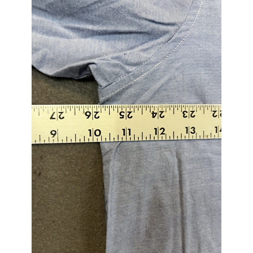Tommy Bahama Mens XL Cotton/Spandex LS Button Down Shirt Light Blue Solid - Picture 6 of 8